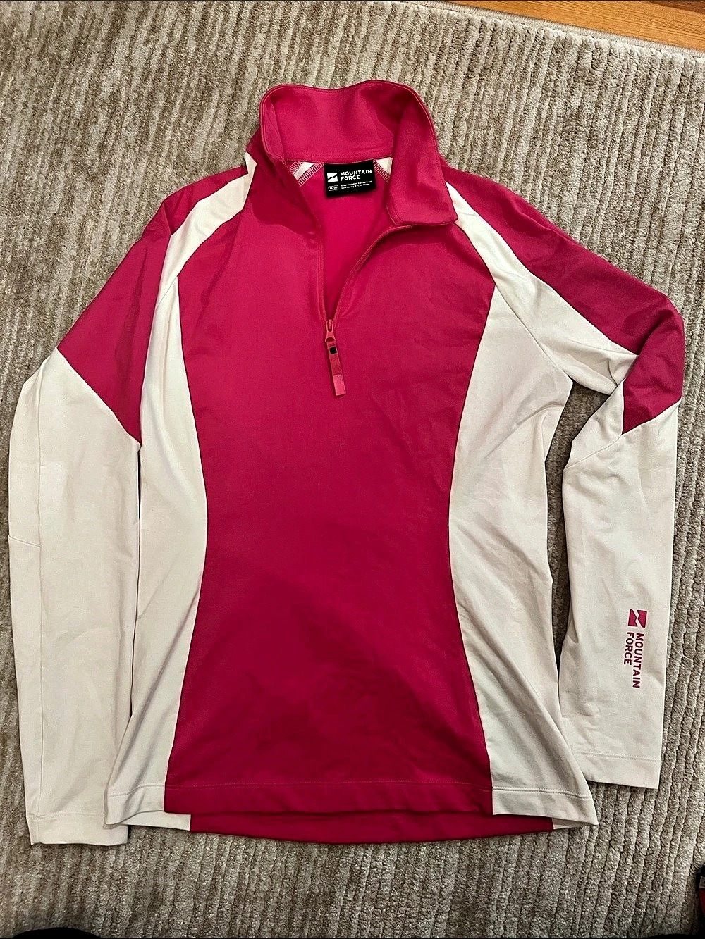 Mountain Force Color Block Long Sleeve Top XS